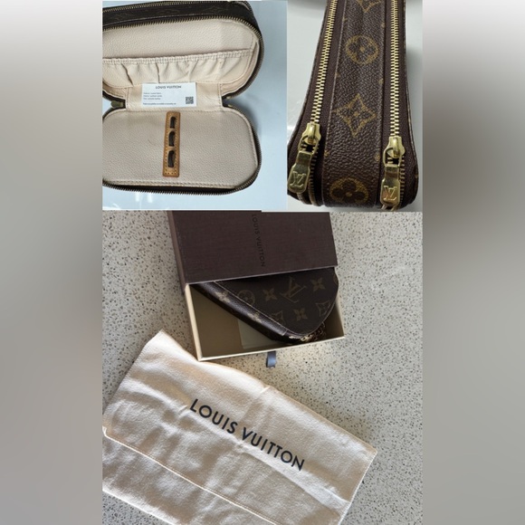 Louis Vuitton Monogram Vintage Makeup Jewelry Travel Case - Picture 3 of 15